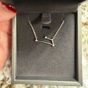 NIB- Francis Claire Moissanite 24 Inch Aries Zodiac Pendant